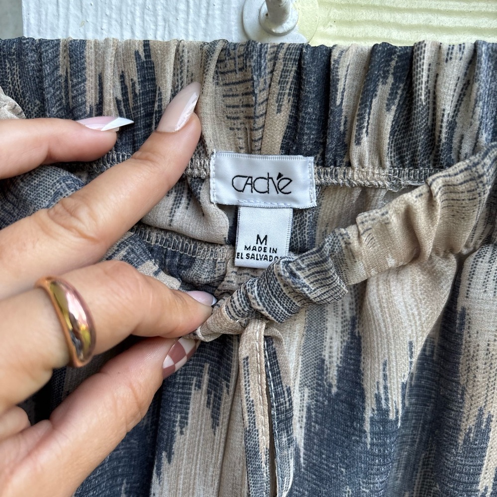 Cache Cute Zigzag Patterned Pants - image 6